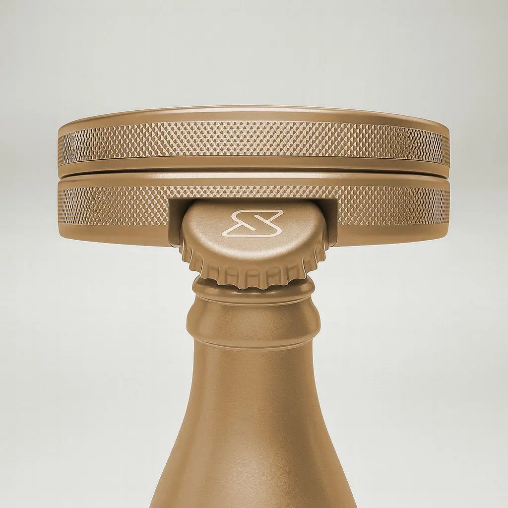 Metal EDC Storage Can with Built-In Bottle Opener