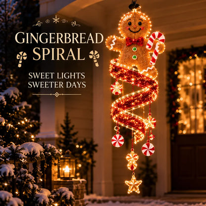 ⏳ Last Day 49% OFF – 🎄Christmas Magic Spiral™ Hanging LED Light Collection – 9 Festive Designs ✨ | Suspended Glowing Characters with Spiral Lights & Hanging Details for Porches, Windows, Entryways & Holiday Displays