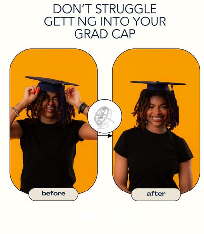 🎓Graduation Cap Headband🎓 - The secret to a perfectly secure cap and flawless hair in every graduation photo✨