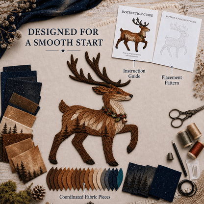 🧵 Christmas Fabric Art Door Hanging Craft Kit - Limited Time 50% OFF
