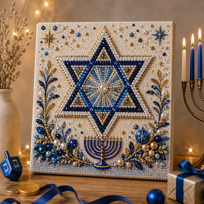 🎁Last Day 49% OFF - 🕎✨DIY Hanukkah Pearl Art Kit(📦Buy 2 Free Shipping)