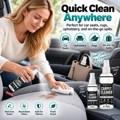 🧴🧽 Deep Cleaning Carpet Spray – Easily Lift Stains & Refresh Carpets! ✨🍀