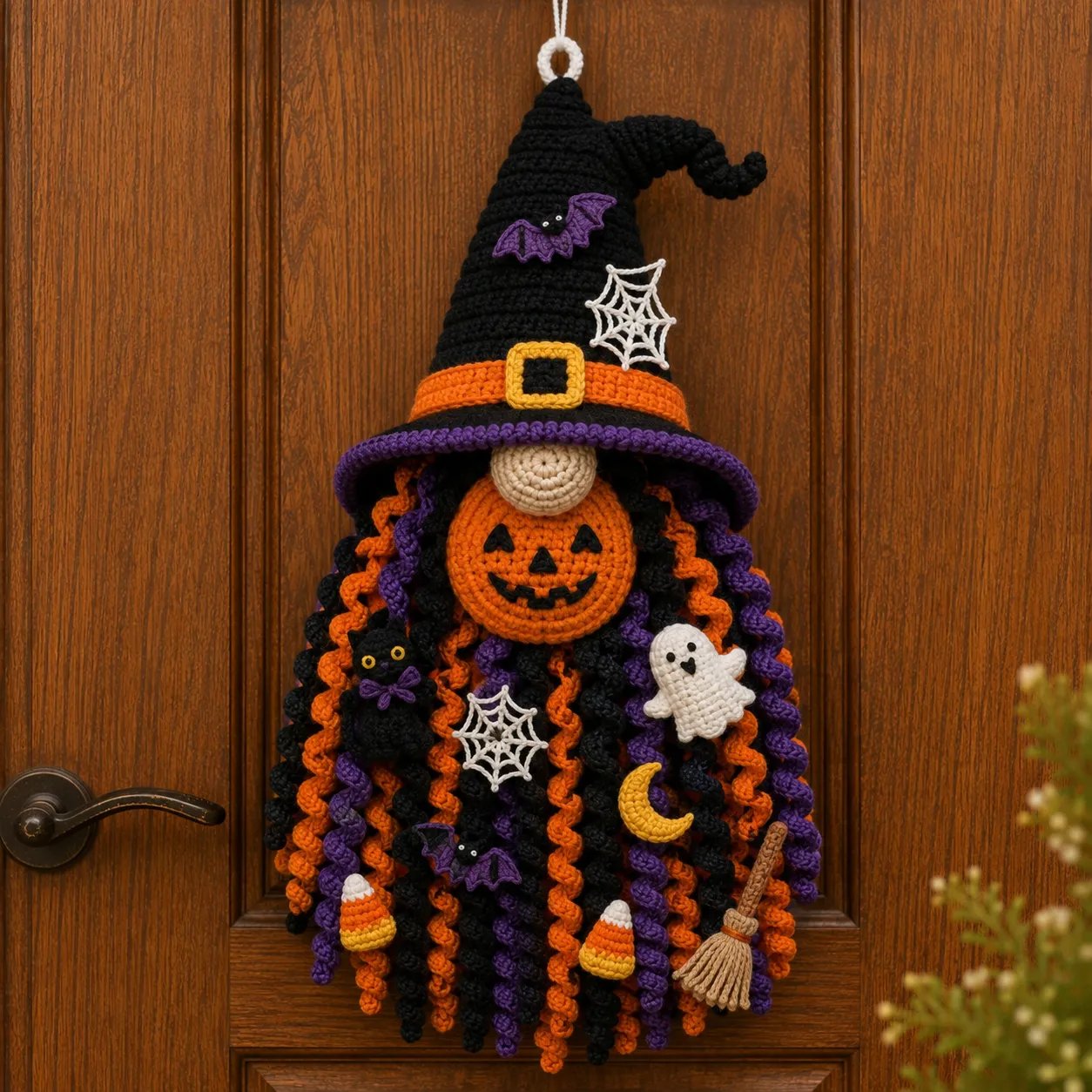 ⏳ Last Day 49% OFF – 🧶 DIY Seasonal 3D Crochet Door Hanger Kit Collection | Coordinated Yarn, Filling, Accessories & Step-by-Step Instructions Included 💕