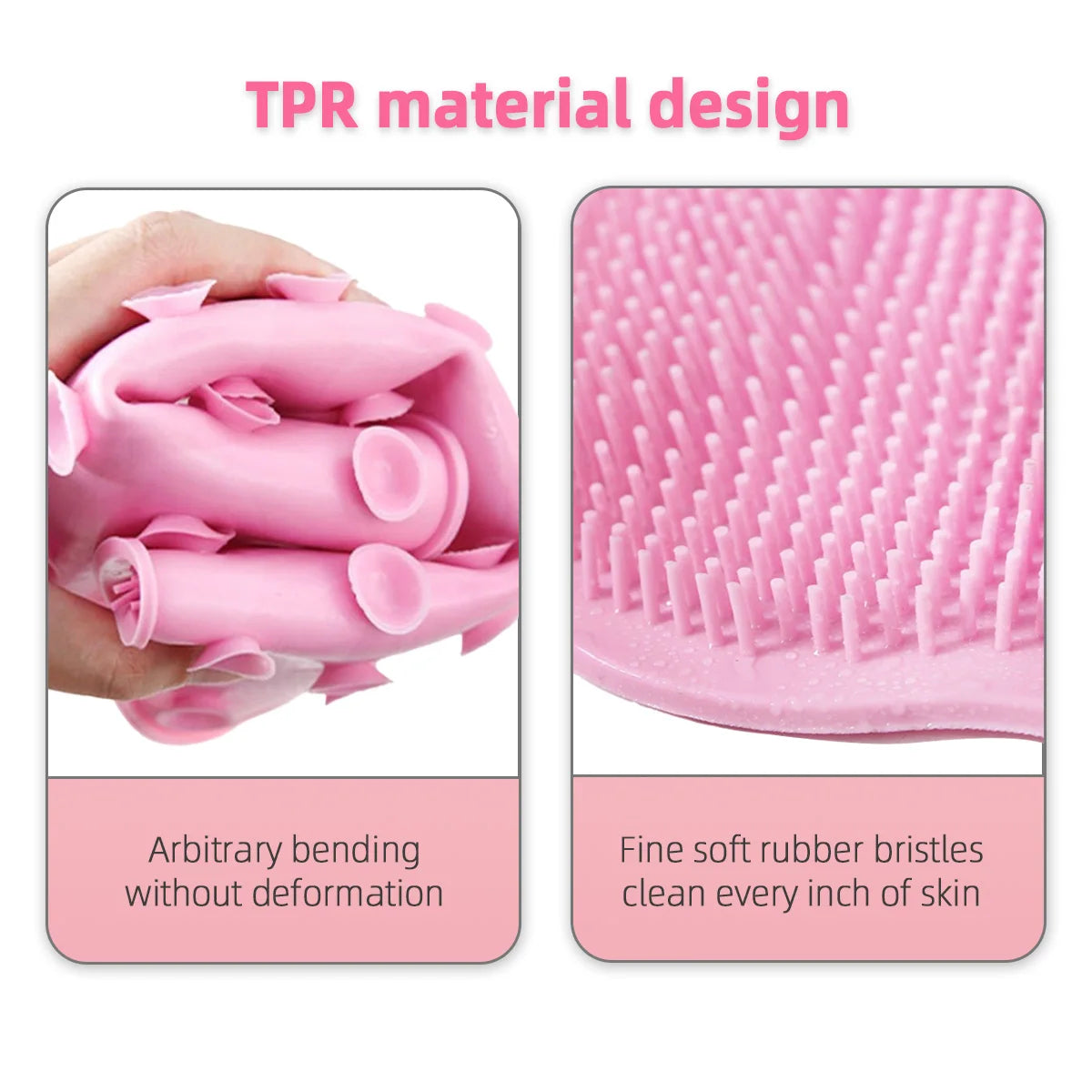 🔥LAST DAY 50% OFF🫧Silicone Shower Foot Scrubber Mat with Wall