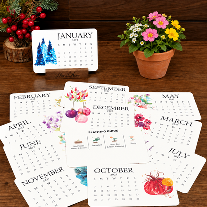 ✨🏆early Holiday Sale 49% Off🌱eco-friendly Plantable “timeless” Seed Calendar 2027