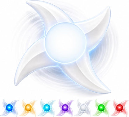 LED Rasenshuriken Fidget Spinner — Spin, Glow & Bring Your Energy to Life ⚡