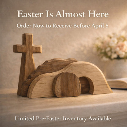 🔥The Wooden Resurrection Cross & Empty Tomb That Reminds Your Family What Easter Is Really About