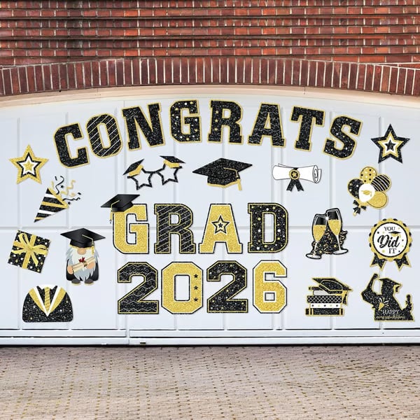🎓 2026 Grad Car Magnets 🧲 – 30-Piece Set for Celebration Decor (Cars, Fridges & More) 🎁Buy 2 Free Shipping