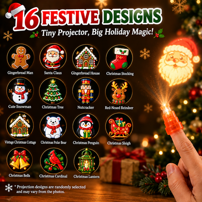 🎁Christmas Finger Projector Lights – Mini Pattern Projector🎄