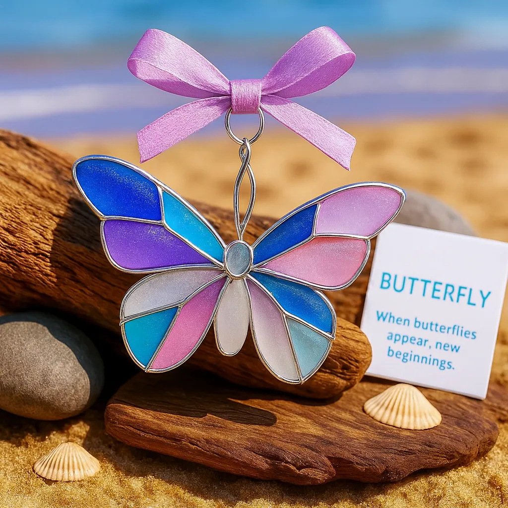 🐣🌊Easter Wire Wrapped Sea Glass Ornaments ✨Shaped by Nature & Crafted by Hand💝