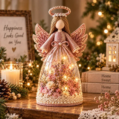⏳ Last Day 49% OFF – 👼 Blooming Guardian Angel Light | Floral Angel Figurine with Warm LED Glow in Lavender, Rose & Sage for Bedside Tables, Shelves & Meaningful Gifts ✨