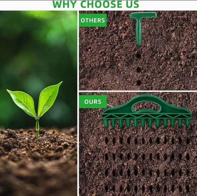 Transform Your Garden🌱 - ✨Professional Garden Dibber – Effortless Seed Planting Tool