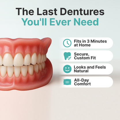 🌎Ends Today: 70% OFF!    Custom-Fit Full Functional DenturesMake you more confident✨