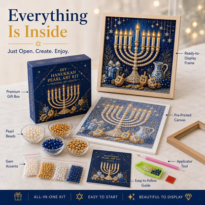 🎁Last Day 49% OFF - 🕎✨DIY Hanukkah Pearl Art Kit(📦Buy 2 Free Shipping)