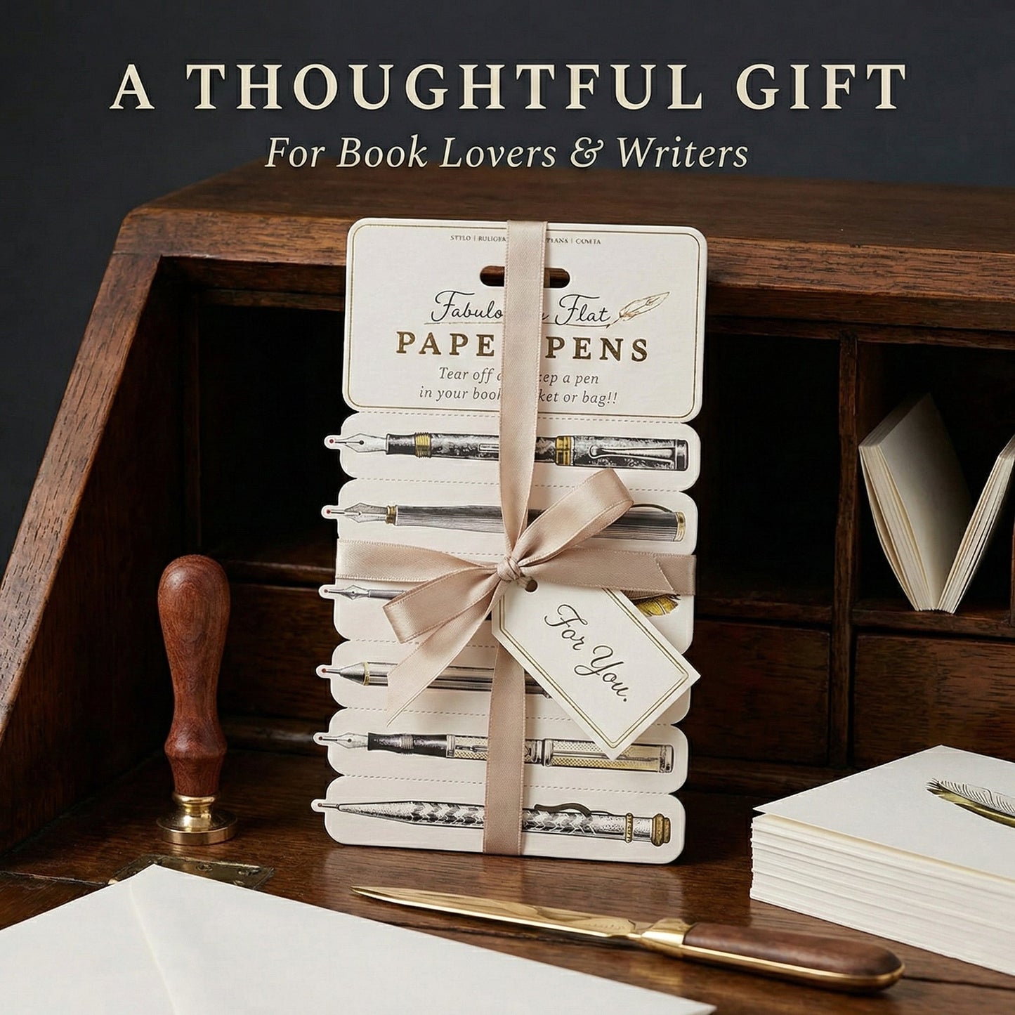 🪶Fabulously Flat Bookmark Pen - The Ultimate Portable Writing Solution