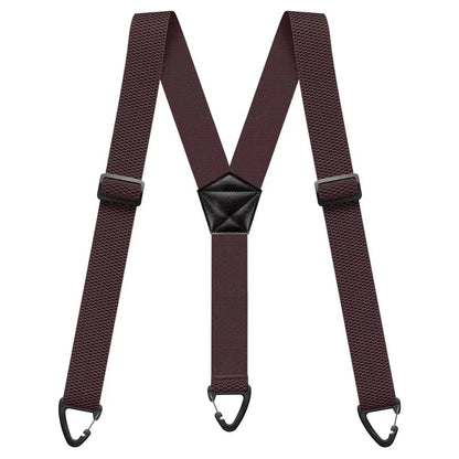 Men's X-Back Suspenders with Hook Clips