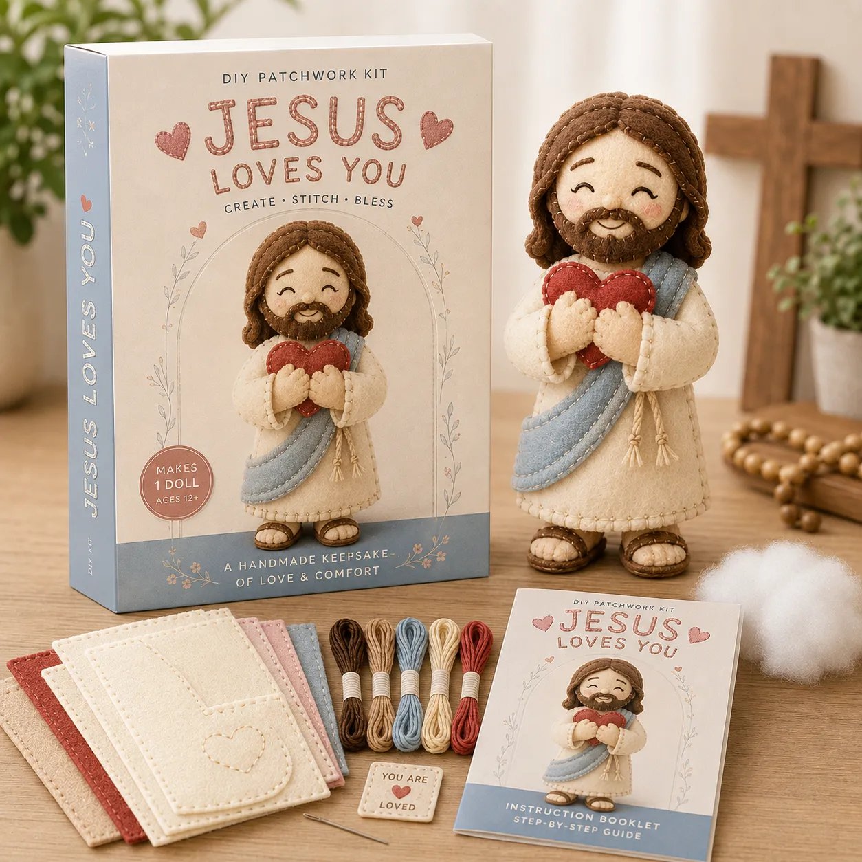 🔥LAST DAY 50% OFF - ✝️ Faith & Blessings DIY Patchwork Kit