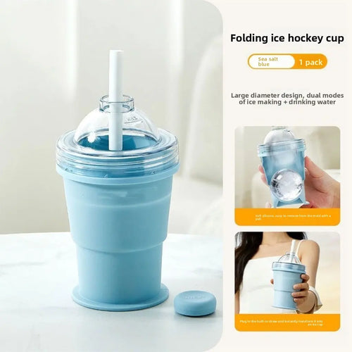 🔥Last Day 70% OFF🔥Portable Foldable Ice Ball Cup Silicone