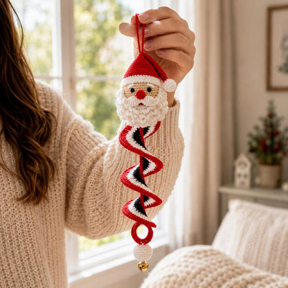 Crochet Snowman Spiral Oranment DIY Kit