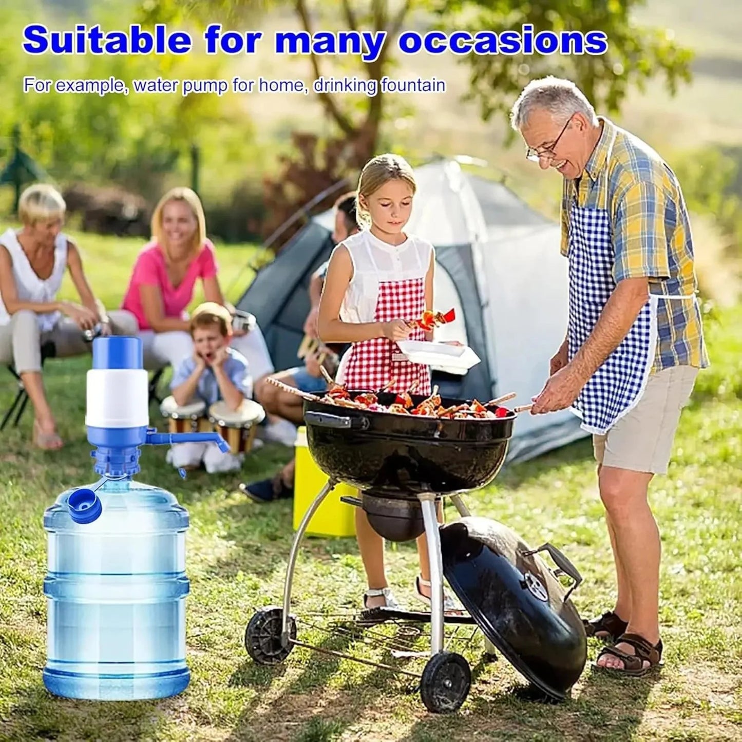 3 & 5 Gallon Water Jug Caps (5PCS) 🔒 Leak-Free, Non-Spill Replacement Lids