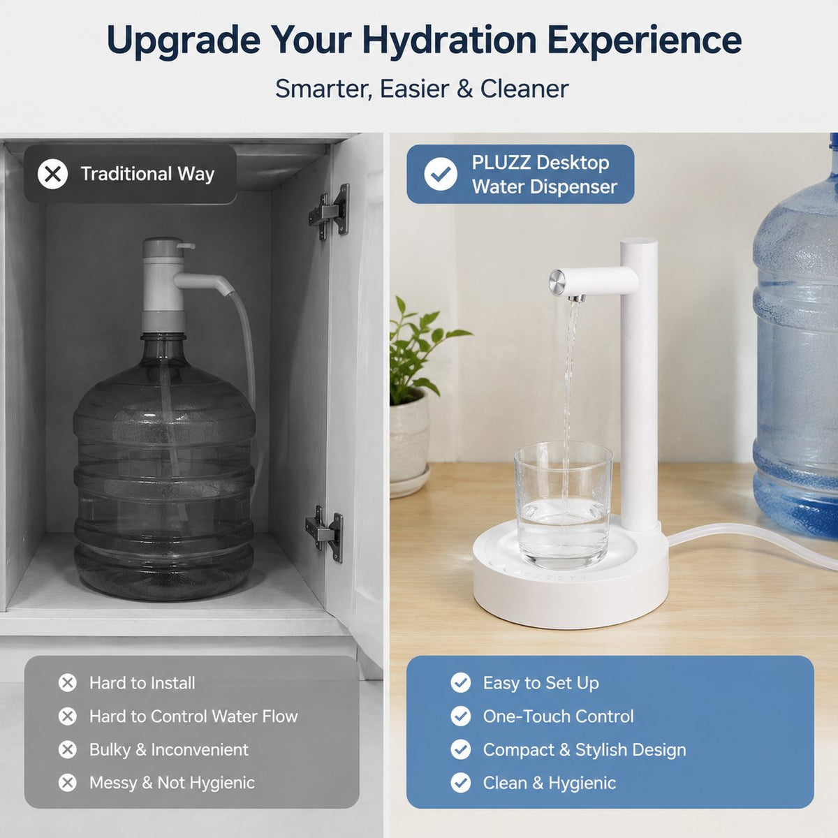 Desktop intelligent water pump