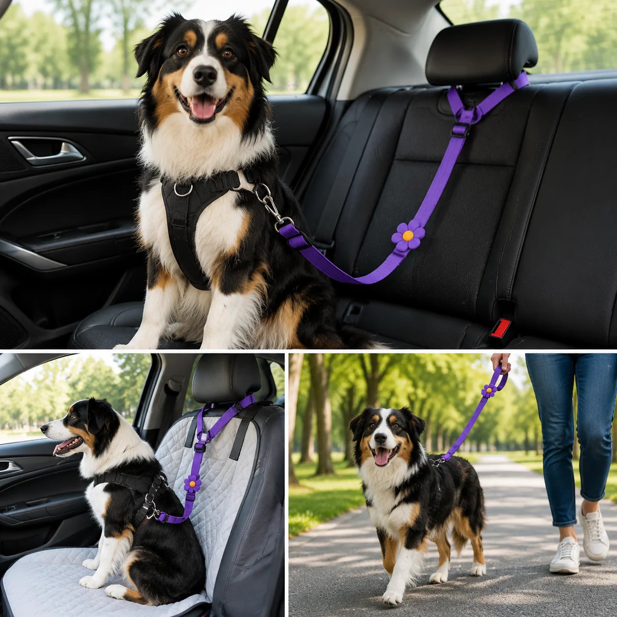 💖BUY 1 GET 1 FREE 🎁2-in-1 Dog Car Seat Belt & Walking Leash