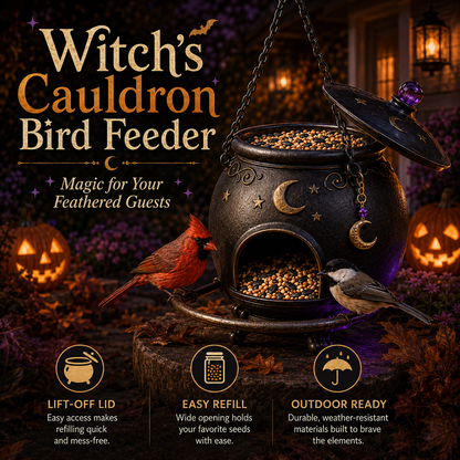 🎃 Halloween Bird Feeder Collection™ – Spooky Hanging Garden Decor & Wild Bird Feeder