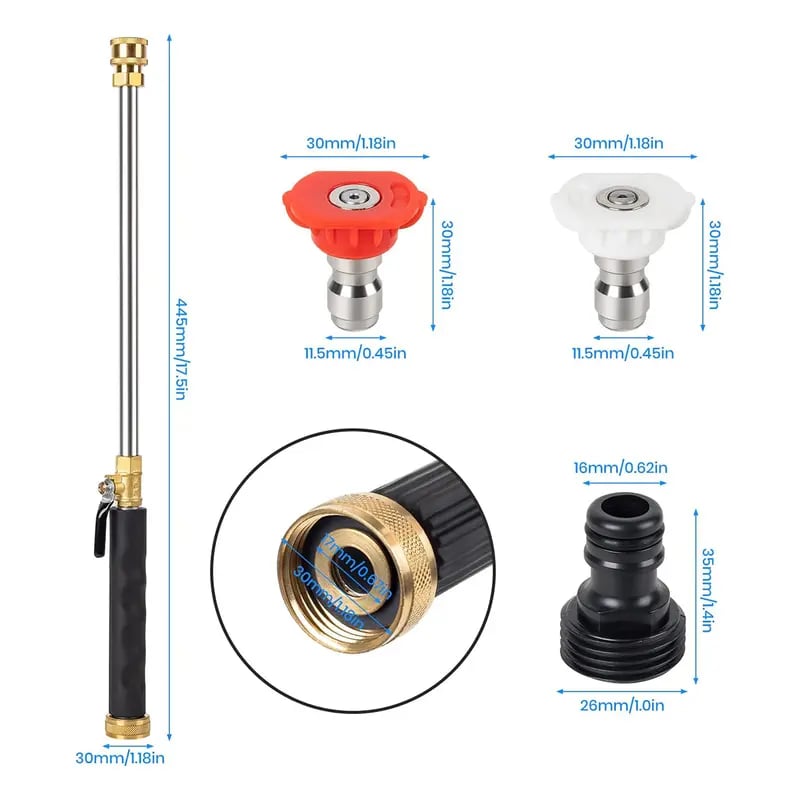 🔥HOT SALE 49% OFF✨Jet Nozzle Power Washer for Garden Hose