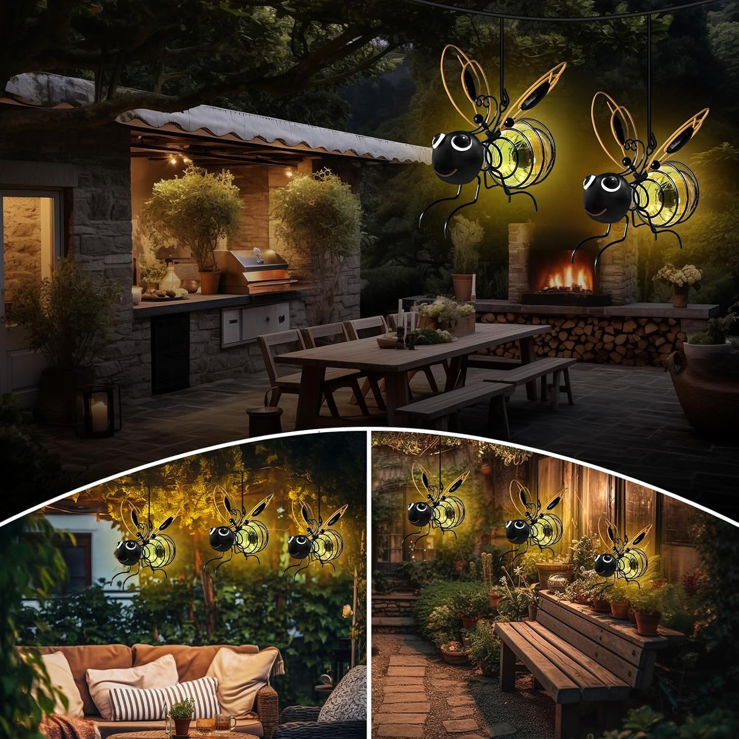 🔥 LAST DAY 48% OFF- Outdoor Hanging Solar Bee Light