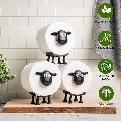 🎁 LAST DAY 59% OFF🔥 Sheep Toilet Roll Holder（3pcs）