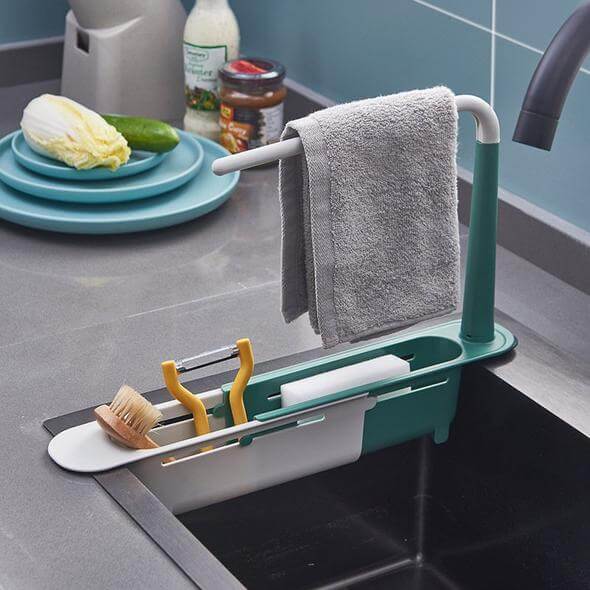 ⚡Updated Telescopic Sink Storage Rack