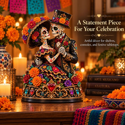 Day of the Dead Catrina Figurines – 3 Colorful Character Styles