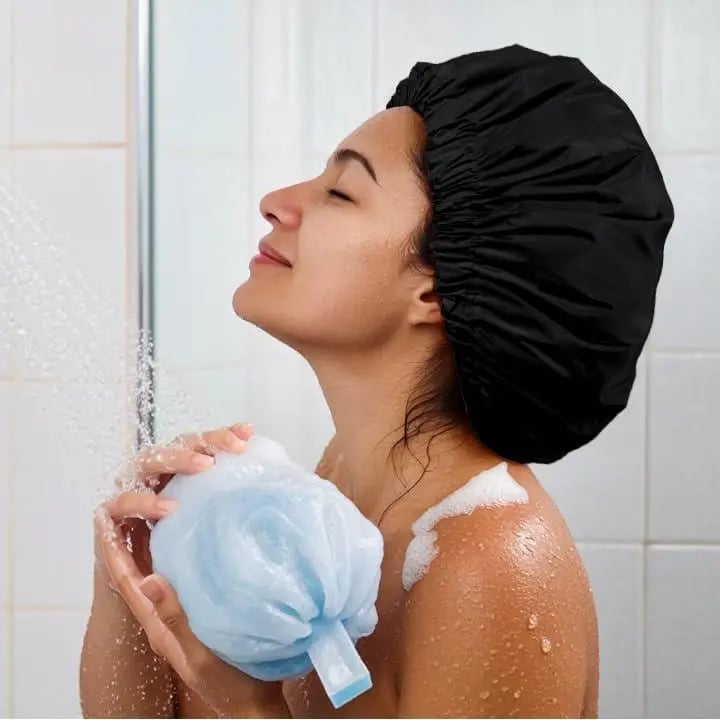 Detachable Satin Hair Wrap & Hair Net — 2-in-1 Design