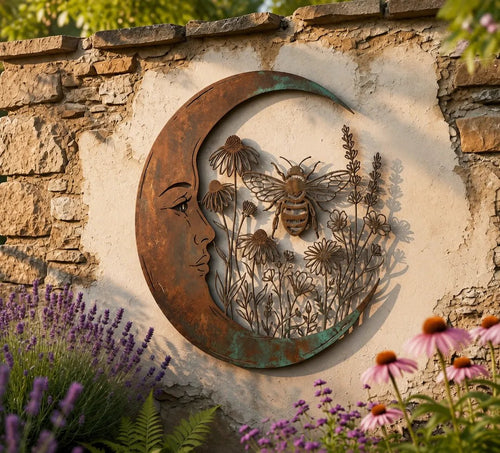 🌜️Crescent Moon Bee Wall Decor🐝