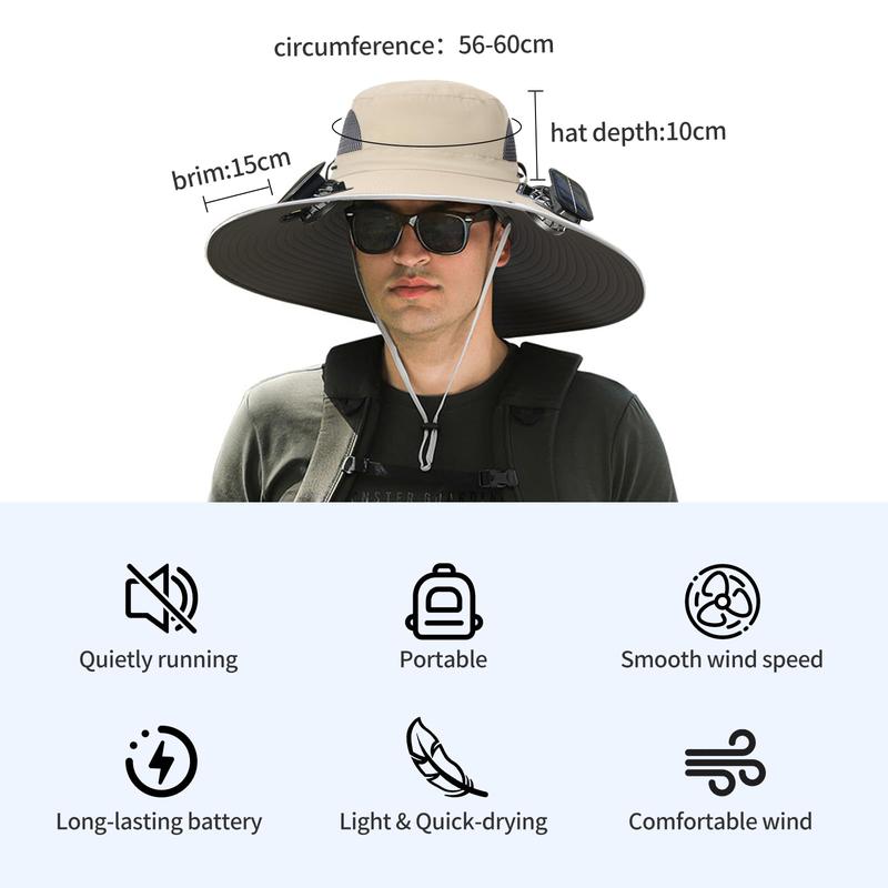 😎 Solar-Powered Cooling Hat 🌞Keeps You Chill❄️
