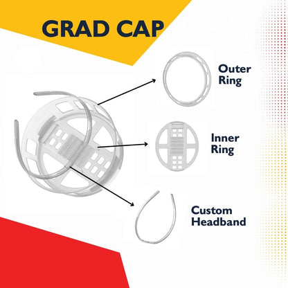 🎓Graduation Cap Headband🎓 - The secret to a perfectly secure cap and flawless hair in every graduation photo✨
