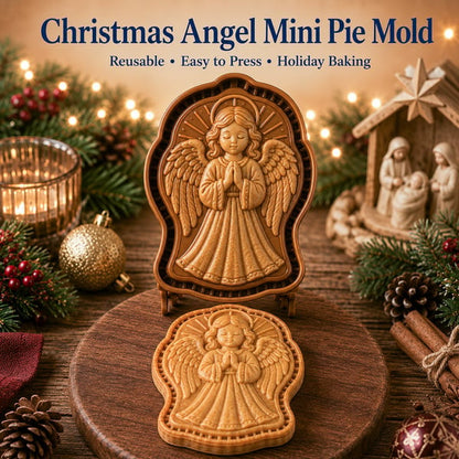 ✝️ Faith & Nativity Christmas Mini Pie Mold Collection | Reusable Embossed Molds for Shaping Detailed Praying Jesus, Nativity Stable and so on Pies🥧✨