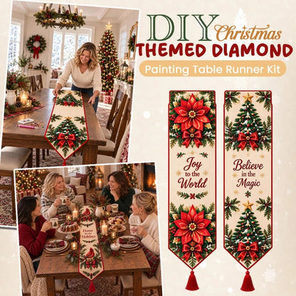 🔥HOT SALE🔥✨ DIY Christmas Diamond Painting Table Runner Kit