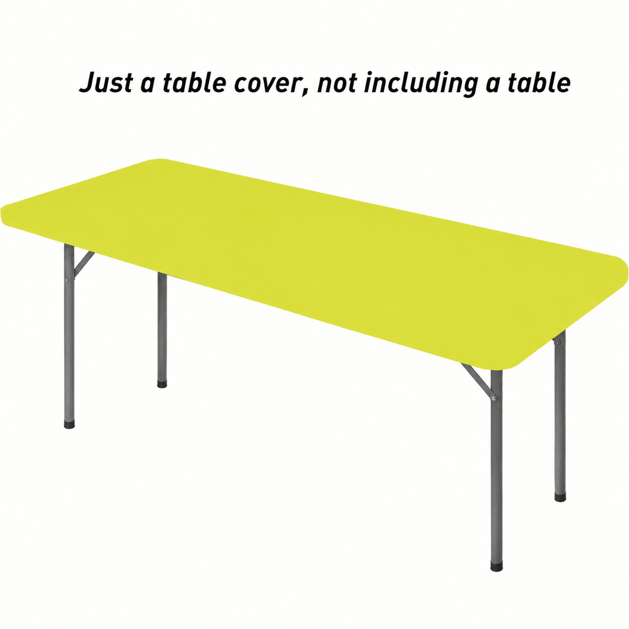 🌸 LIMITED TIME 60% OFF! ✨Pack Stretch Fabric Table Top Cap Cover, fits 4ft/6ft/8ft Tables