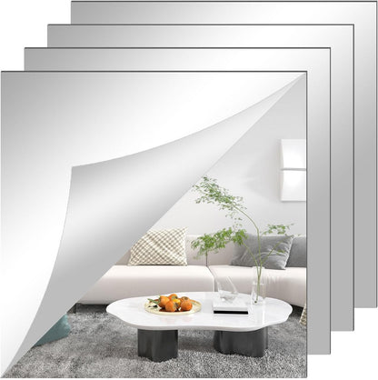 A mirror that won't break-Self Adhesive Mirrors Sheets🥰❤️