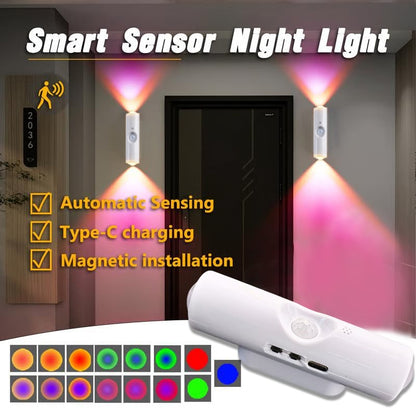🔥🔥 Last Day 50% OFF - Rechargeable Smart LED Motion Sensor Ambient Light