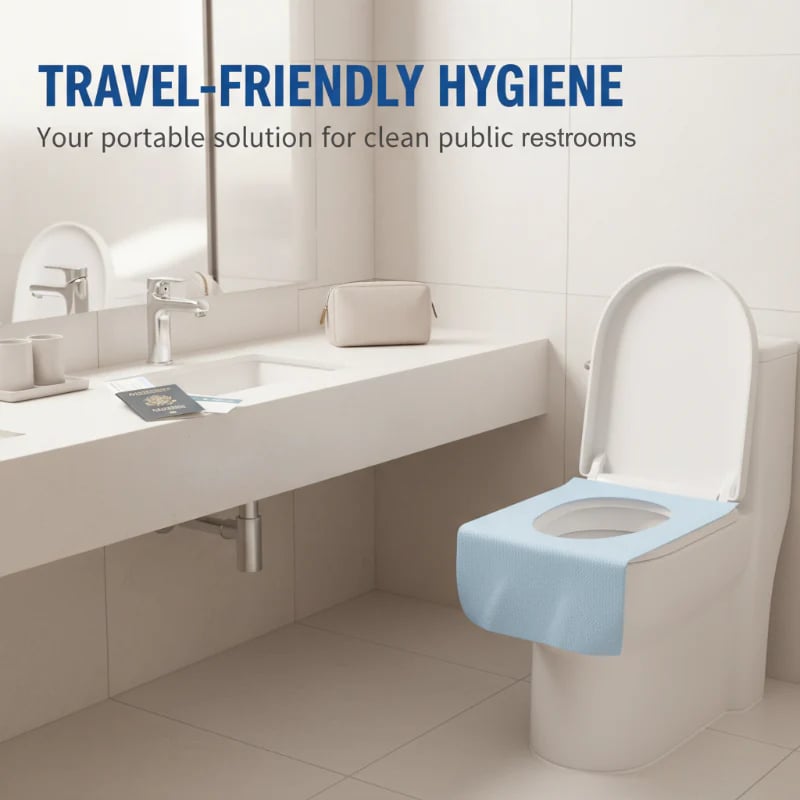 ⏰Disposable Waterproof Toilet Seat Covers Pack🚽✨