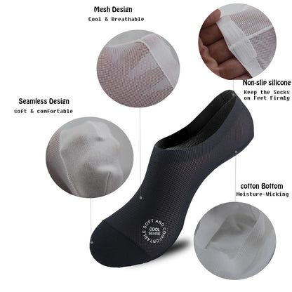 💯 Ultra Thin No Show Liner Socks – Non Slip & Hidden Fit ✨