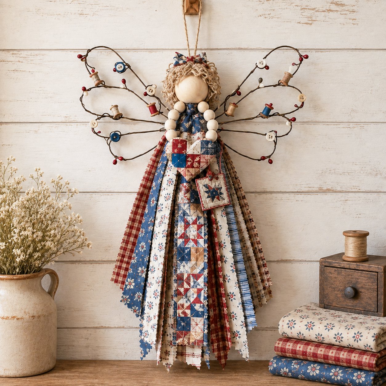 🪽 Angel Fabric Hanging DIY Kit