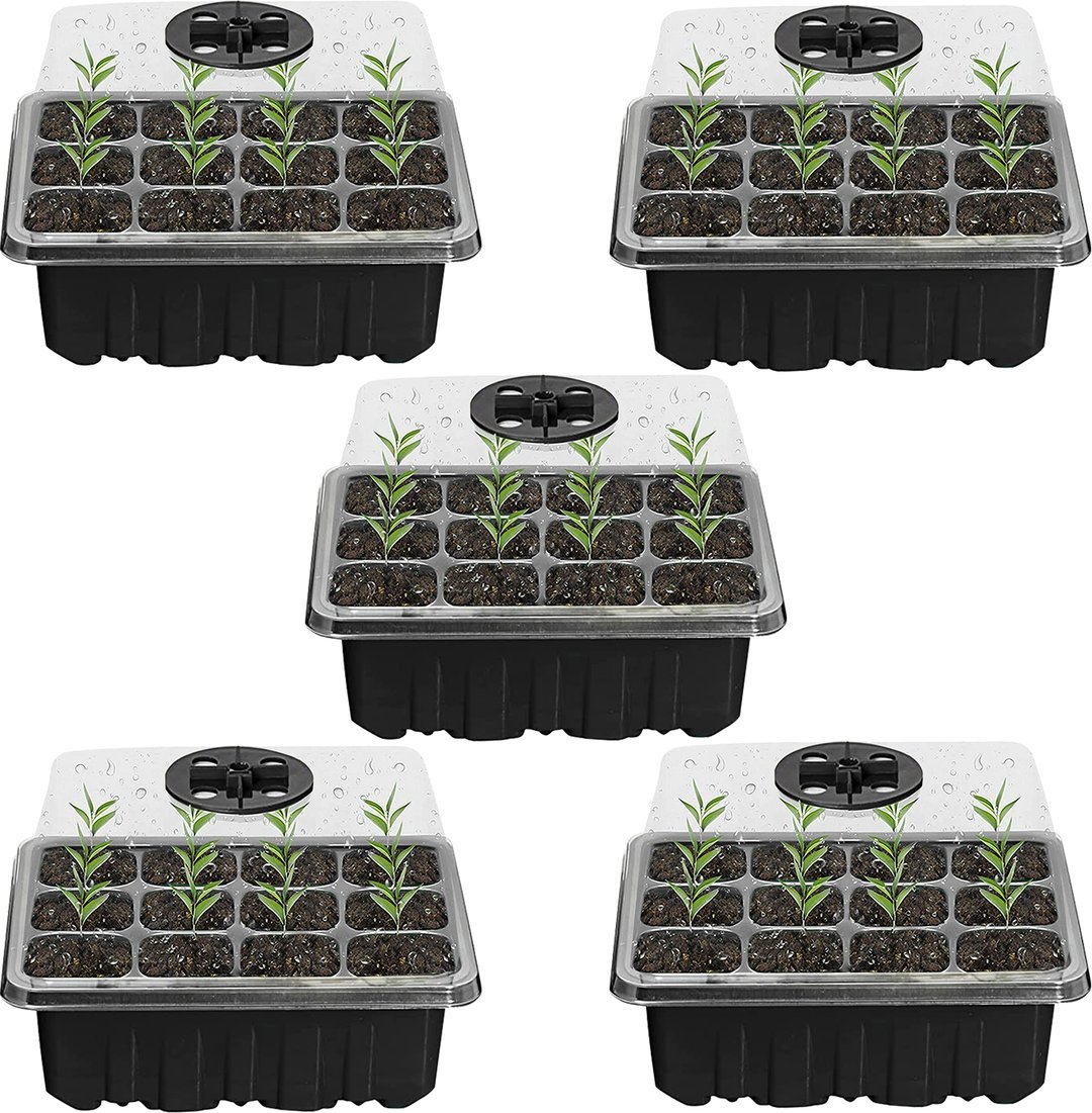 🔥 Last Day 50% OFF-Adjustable Humidity Seed Starter Trays