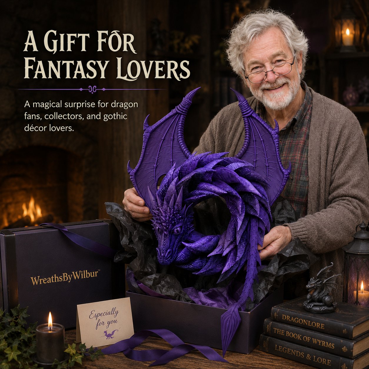 Wreaths By Wilbur Handmade Dragon Wreath