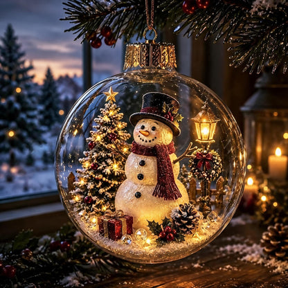 🔥 LAST DAY 49% OFF – 🎄Glowing Christmas Diorama Ornament | Mini Light-Up Holiday Scenes with Cozy Warm Glow & Ready-to-Hang Design ✨
