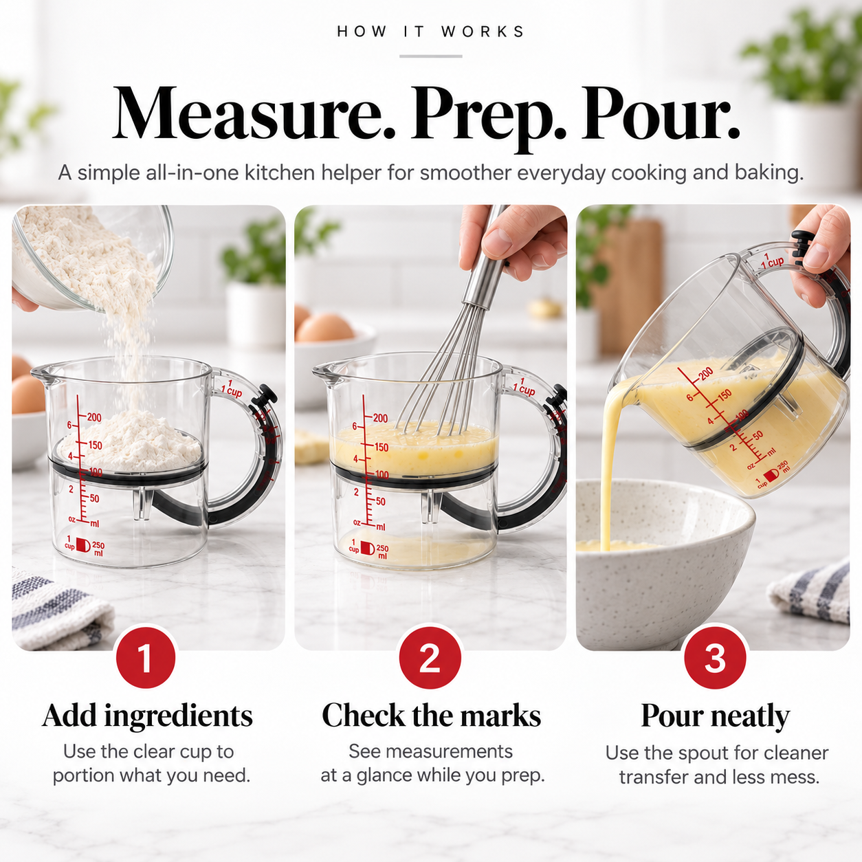🥄 MeasureMate™ 4-in-1 Adjustable Measuring Cup – One Cup for Every Recipe
