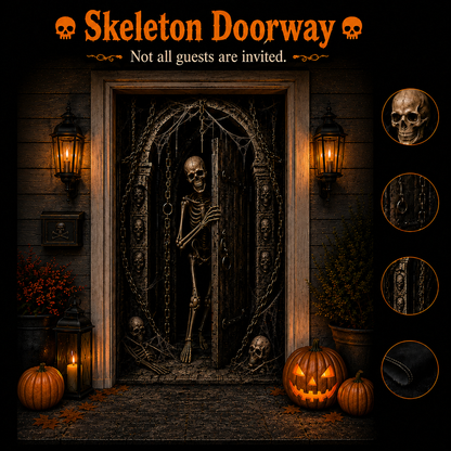 🎃Halloween Portal Door Curtain🎃 – Realistic Spooky Door Decor
