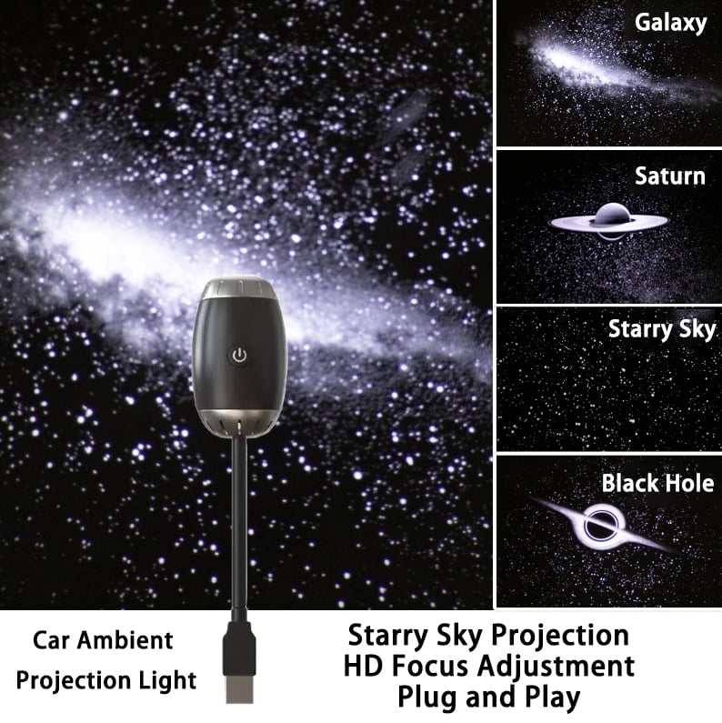 🔥Last Day 49% OFF💥Car USB Star Projector Light🌌